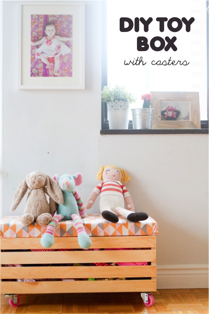 toy storage with casters