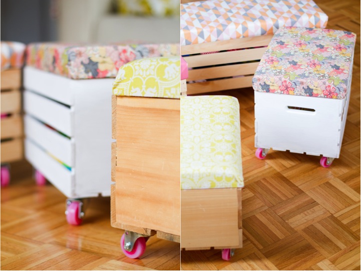 toy storage with casters